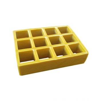 High Quality Yellow FRP Molded Grille Pultruded Fiberglass Grating